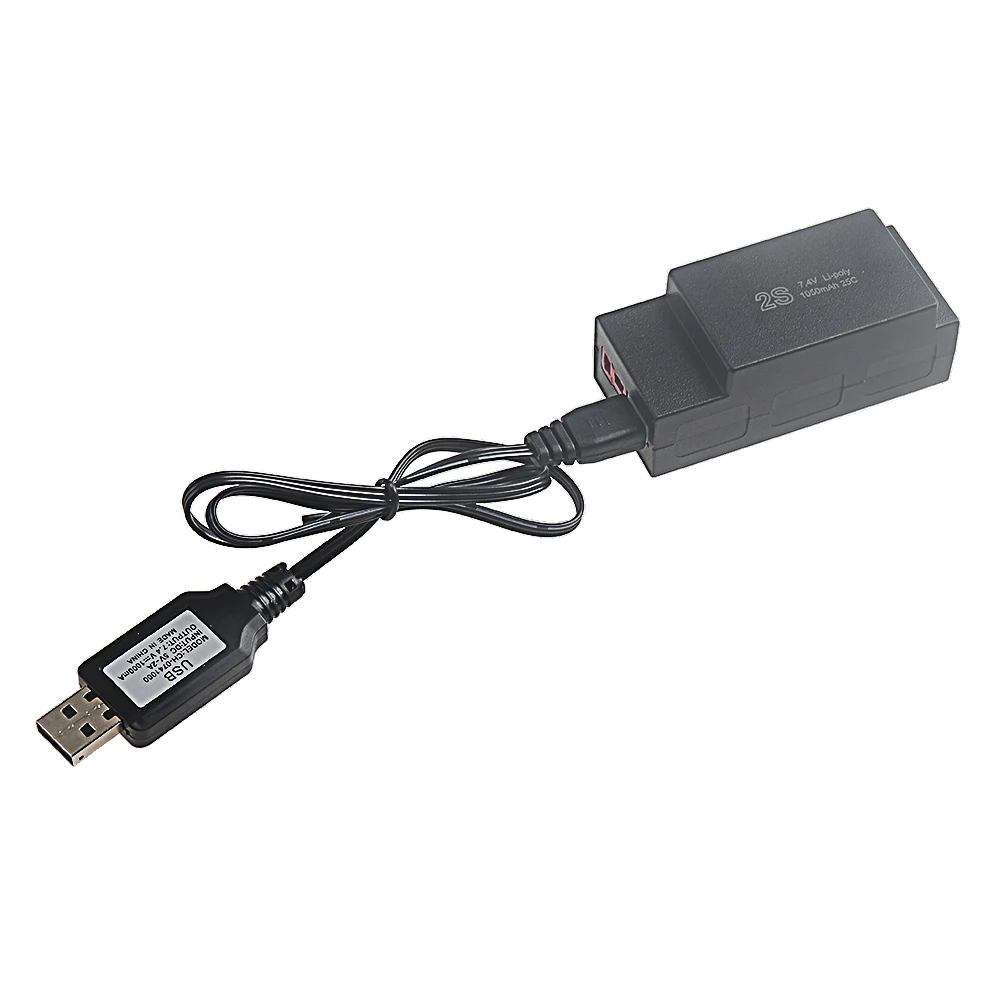 Фото Аккумулятор LiPo 7.4V 1050mAh 25C с высокой скоростью разряда для радиоуправляемых моделей №4
