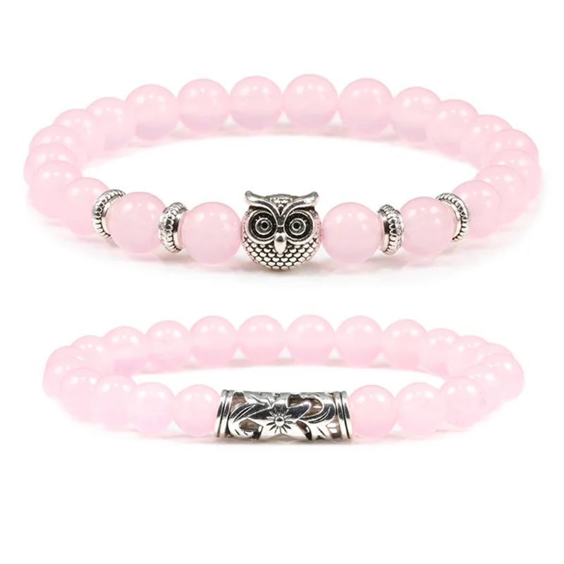 Бусины из натурального камня женский и мужской браслет искусственного малахита