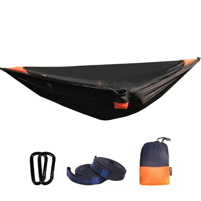 2023NEW Ultralight Outdoor Hammock With Anti Mosquito Net Detachable Hiking Travel Camping 1-2 Person Tent Backyard Hammock