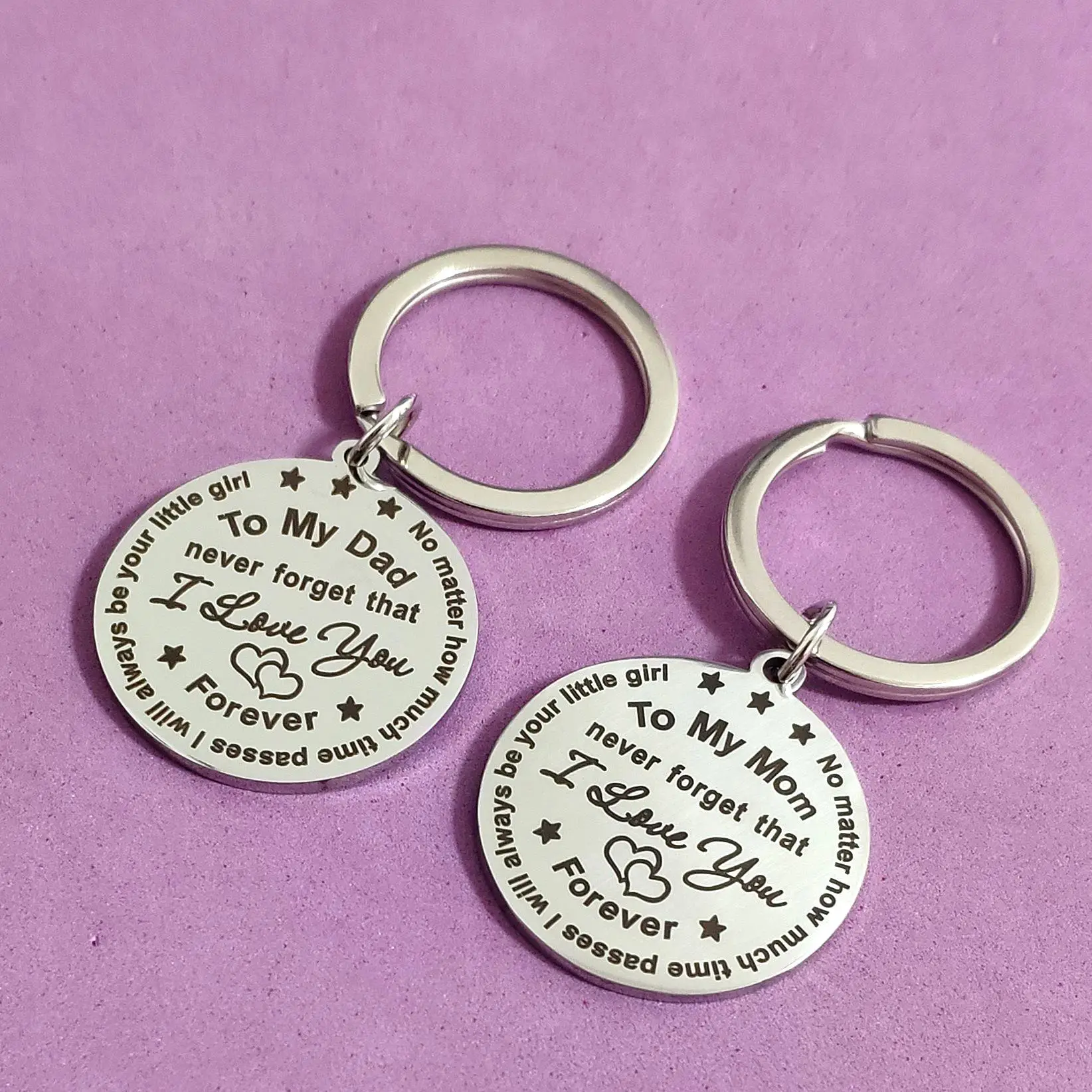 

Thanksgiving Carabiner for Keys Gift Mother's Day Keyring Stainless Steel Be Your Girl to Dad Mom Creative Birthday Keychain Car