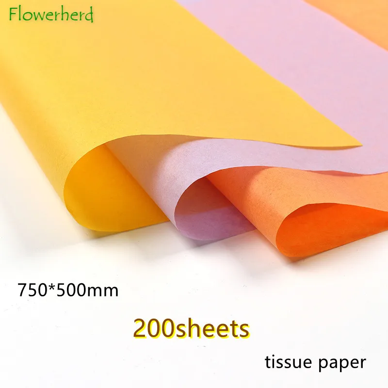 

Colorful Tissue Paper DIY Solid Color Wrapping Paper Translucent Clothing Lining Wedding Decoration Paper 17g Copy Sydney Paper