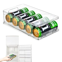 soda can organizer for fridge stackable food storage bins for fridge transparent fridge bins container for freezer kitchen