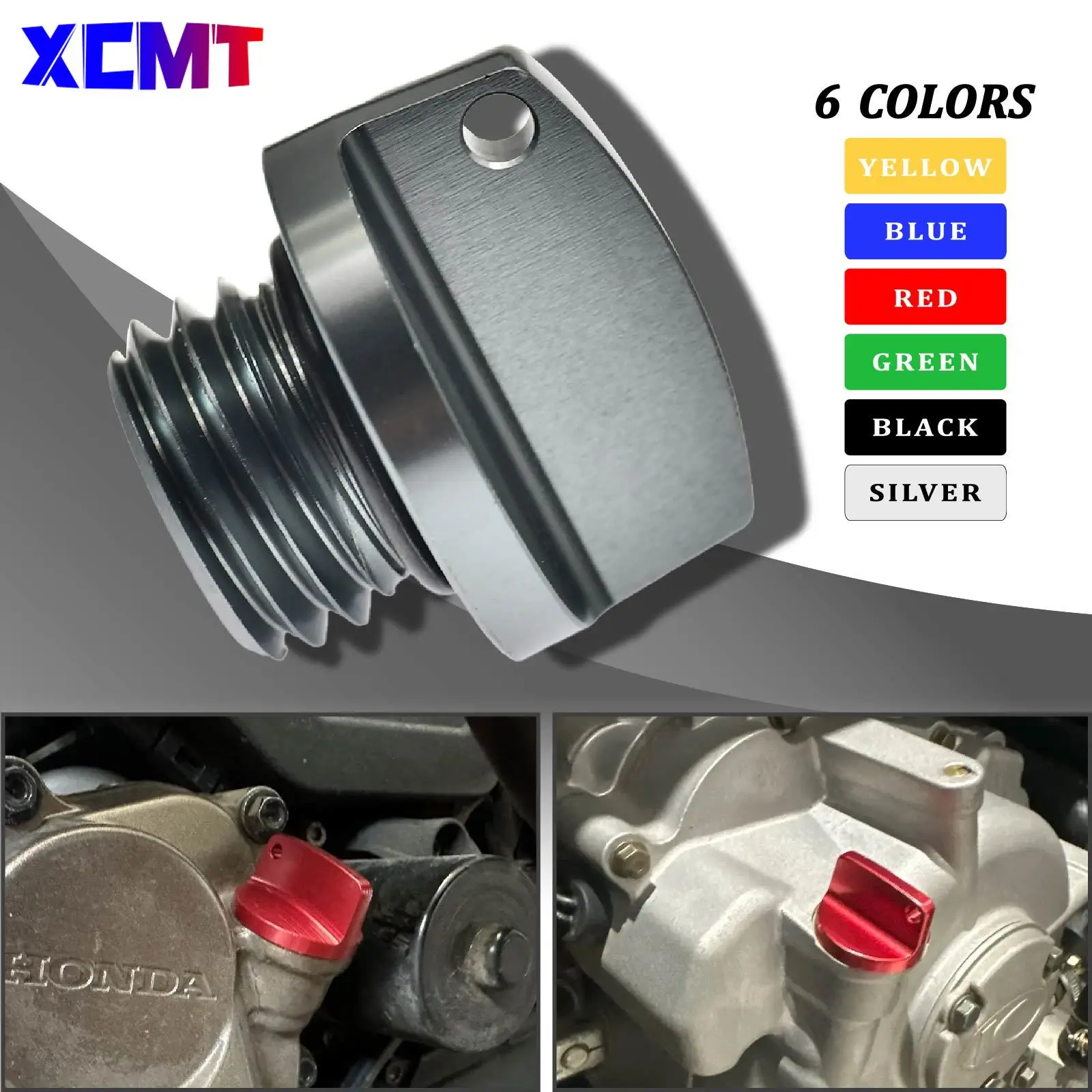 Крышка шатуна мотоцикла CNC наполнитель масла двигателя винтовая крышка штекер M20