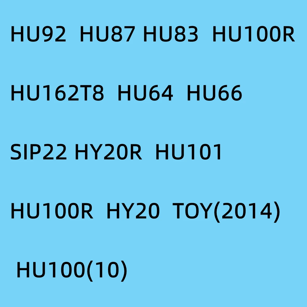 Фото LISHI 2 В 1 HU100R HY20 TOY(2014) HU100(10) HY20R HU101 HU92 HU87 HU83 HU100R HU162T8 HU64 HU66 SIP22 TOY2TOY2018 HON66 HU100 №1