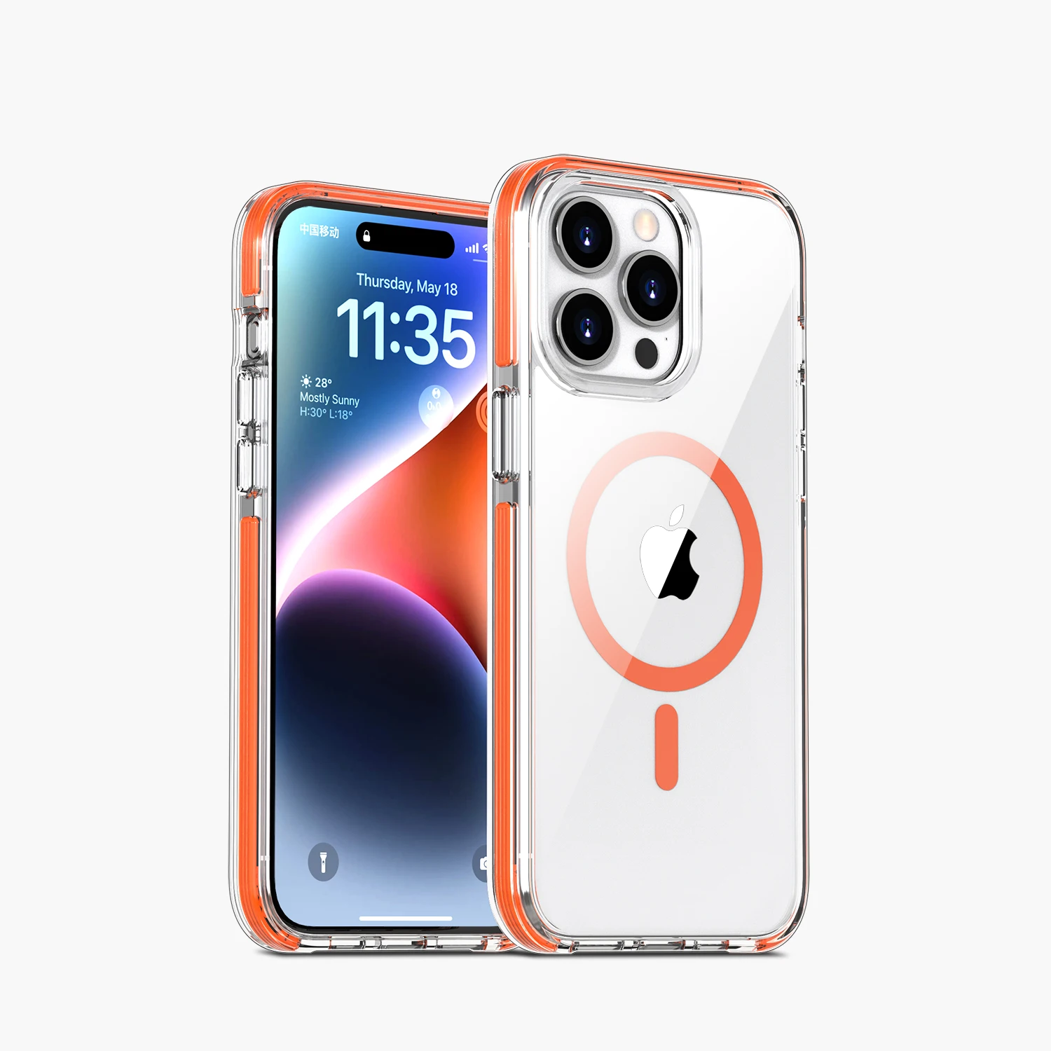 

Transparent Acrylic Magnetic Case For Magsafe IPhone 15 14 Pro Max 14 15 Plus Mac Safe Wireless Charging Cover