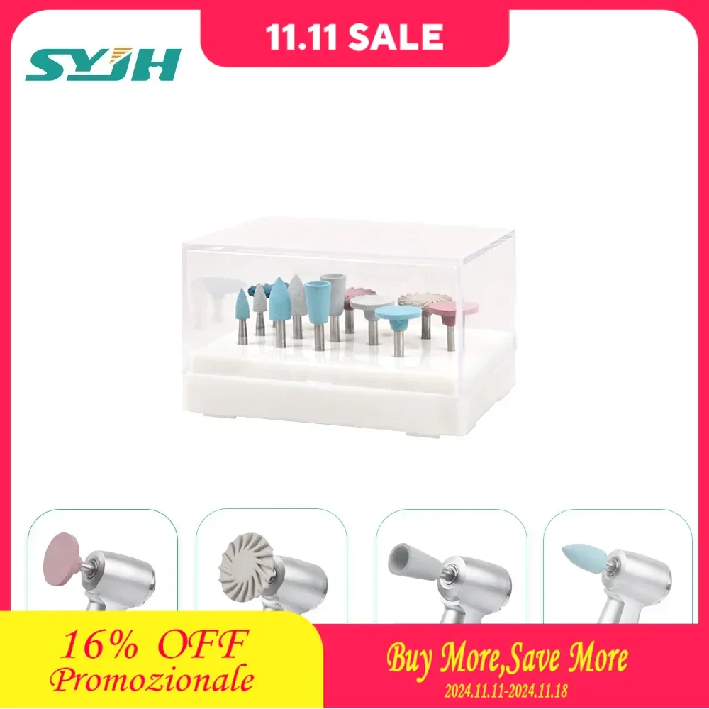 12 шт./кор. стоматологический RA резиновый полировальный круг из композитной смолы