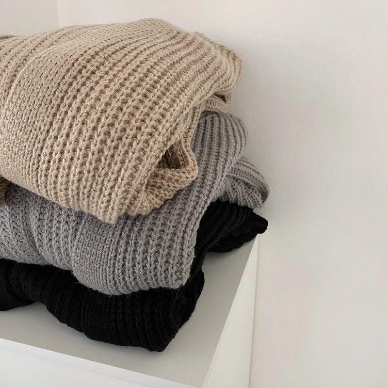 

Khaki Autumn and Winter New Retro Loose Outer Wear Long Sweater Women's Jacket Hollow Fashion Knitted Hundred with Warm Cardigan