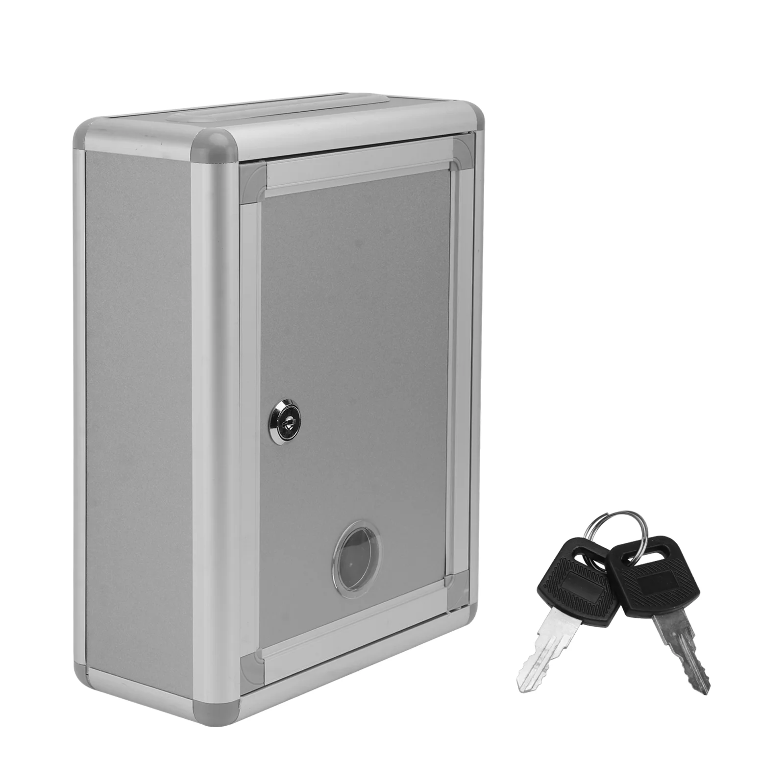

Suggestion Box with Lock 1PC, Wall Mounted Complaint Mailbox Aluminium Alloy Box Box Key Drop Box for Home Office Company- 20 x