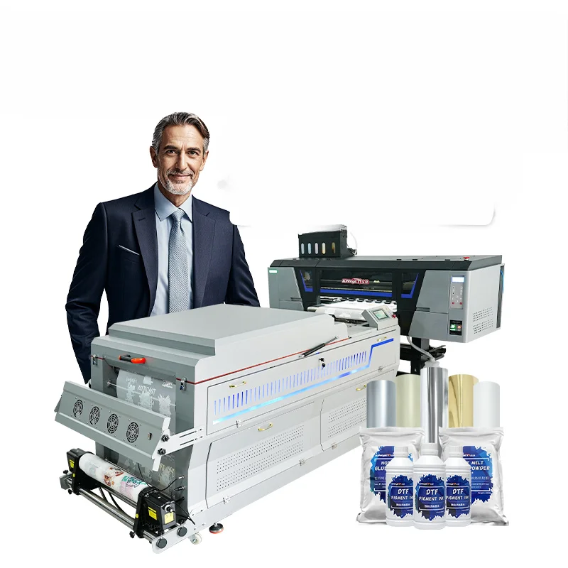 Для 60-сантиметрового широкоформатного принтера DTF Струйный термопресс Виниловая