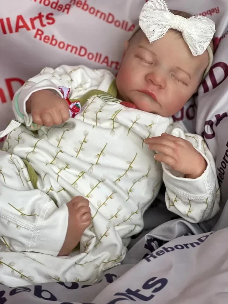 45 см Levi мягкая ткань тело уже готовая окрашенная новорожденная кукла реборн 3D