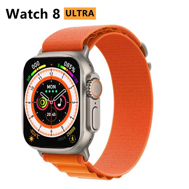 2022 New For Apple watch ultra Series 8 Sports Smartwatch Smart Watch Ultra NFC Bluetooth Call Sports watches Wireless Charging 1