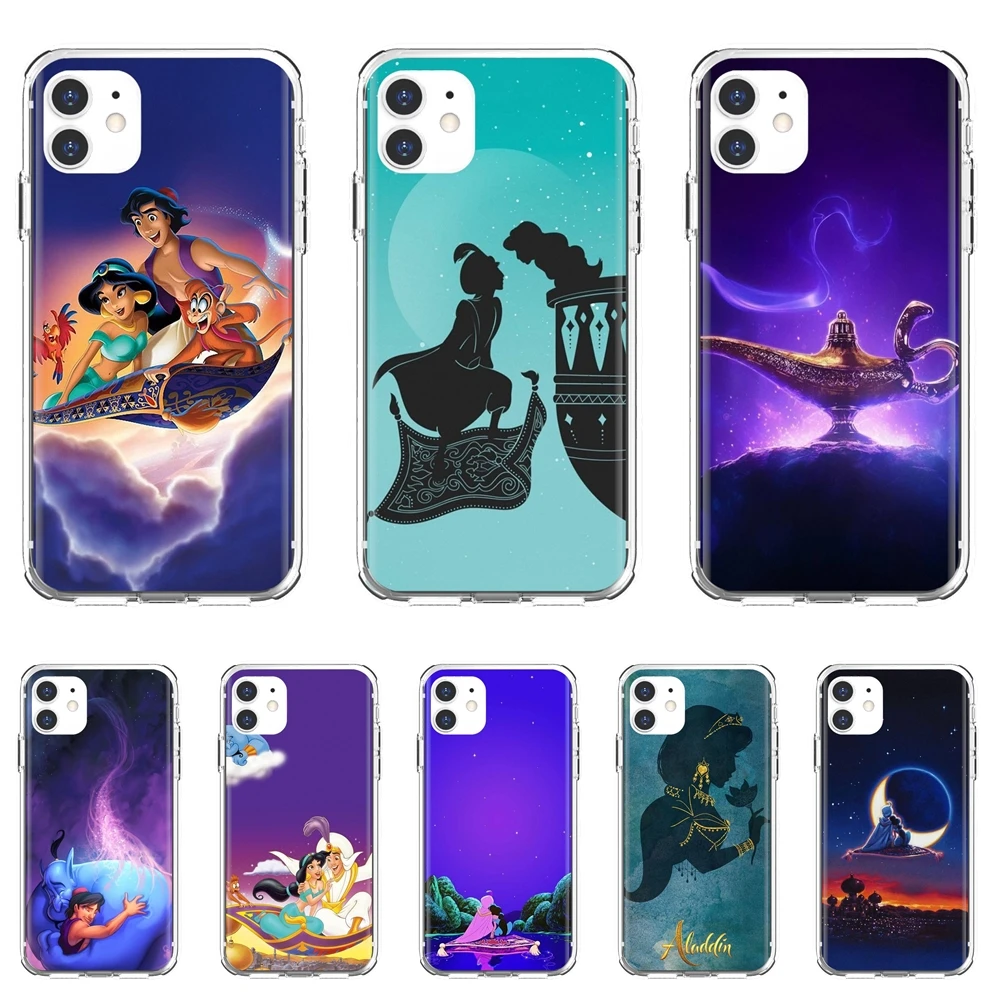 Милый мягкий чехол из ТПУ с рисунком Аладдина жасмина для Galaxy A10 A30 A40 A50 A60 A70 a12 a31 a41