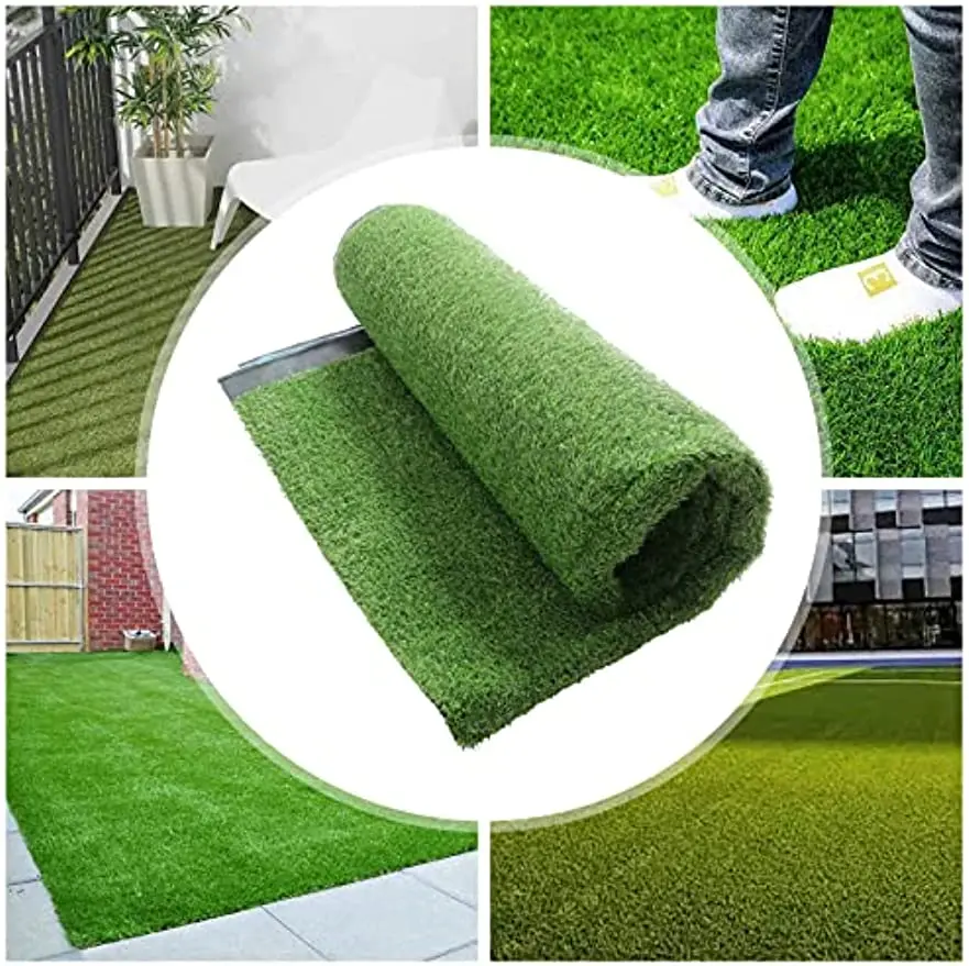 

Artificial Grass Turf Lawn Indoor Outdoor Synthetic Grass Mat Backyard Patio Garden Balcony Rug Turf Faux Grass Rug Carpet