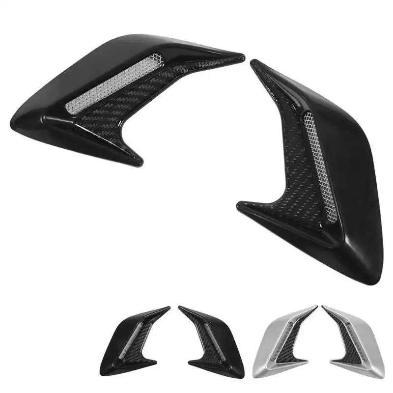 

Hood Side Air Vent Trim Side Air Flow Sticker Back Adhesive for Car Modification
