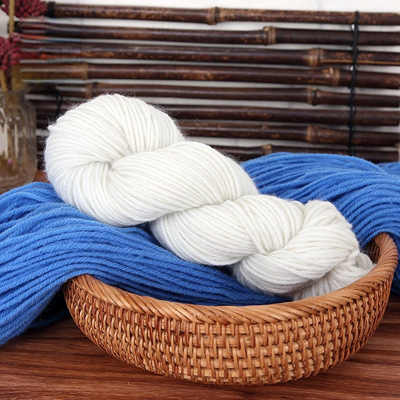 

1pcs 300g/ball Acrylic Skein 4 Strands of Coarse Hand-woven Diy Slippers Doll Acrylic Baby Thread Ball