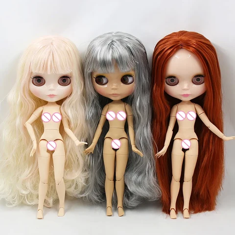 Кукла Blythe, 19 суставов, 30 см, с матовым/глянцевым лицом