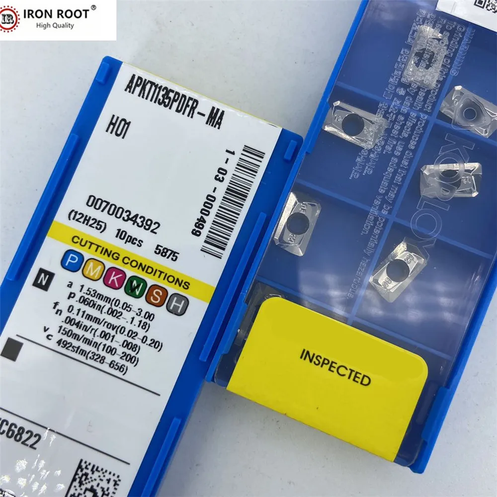 

APKT1003PDER-MA3,APKT113502PDFR-MA,H01 CNC Milling Tools Turning Aluminum Machining Tools CNC Carbide Inserts For SER,SEL