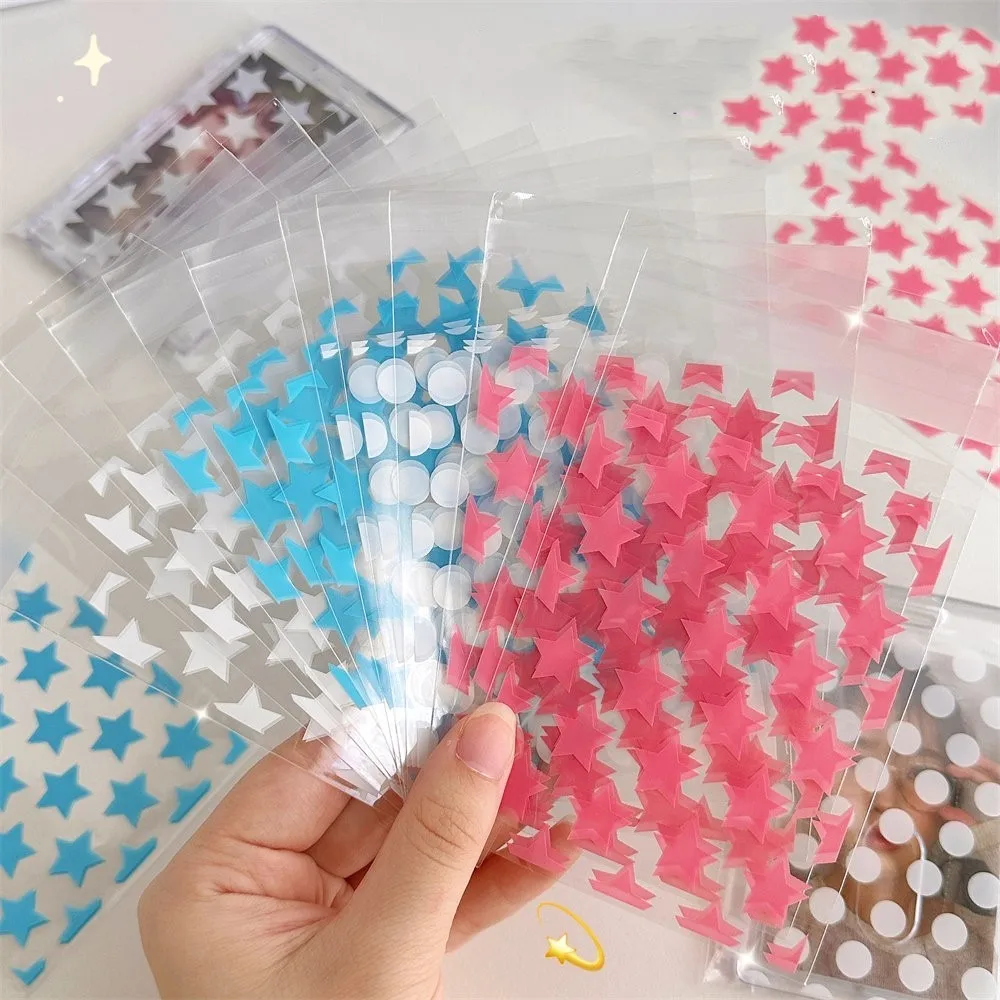 50/100 шт. прозрачная самоклеящаяся сумка для украшений