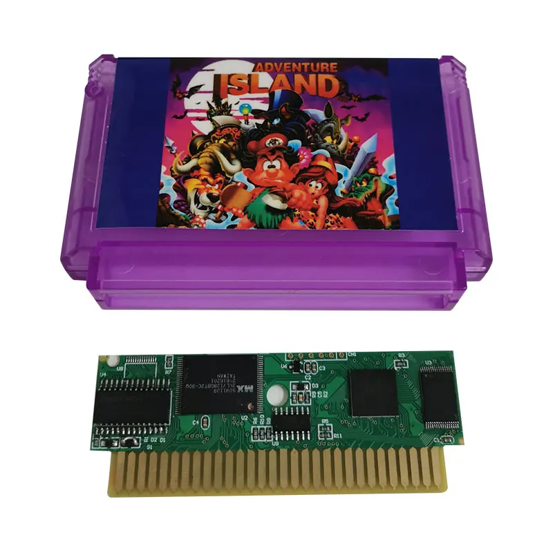 

Adventure Island FC 8 Bit Game Cartridge For 60 Pin TV Game Console