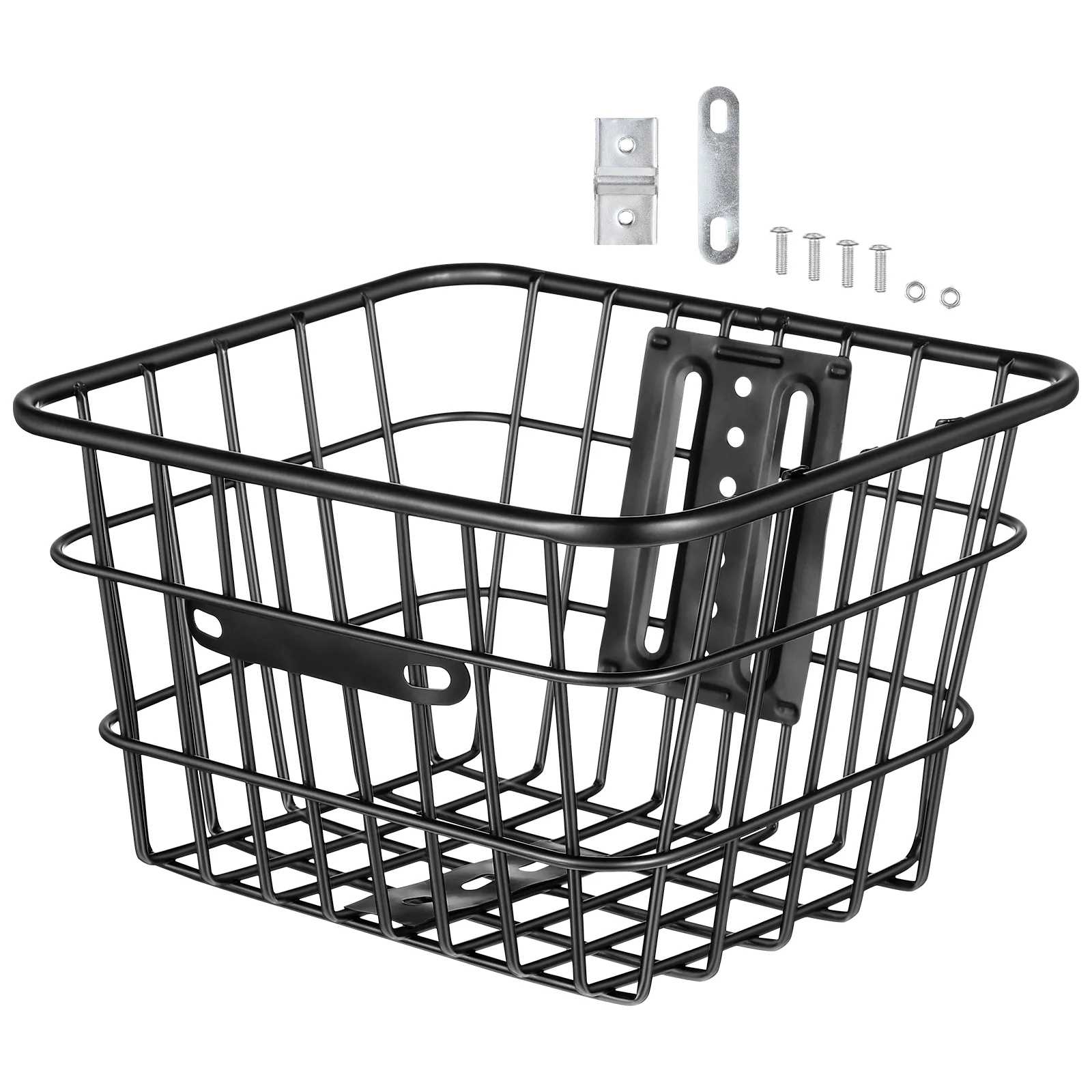 

Shopping Basket Metal Bike Basket Storage Basket Container Front Handlebar Wire Bicycle Basket