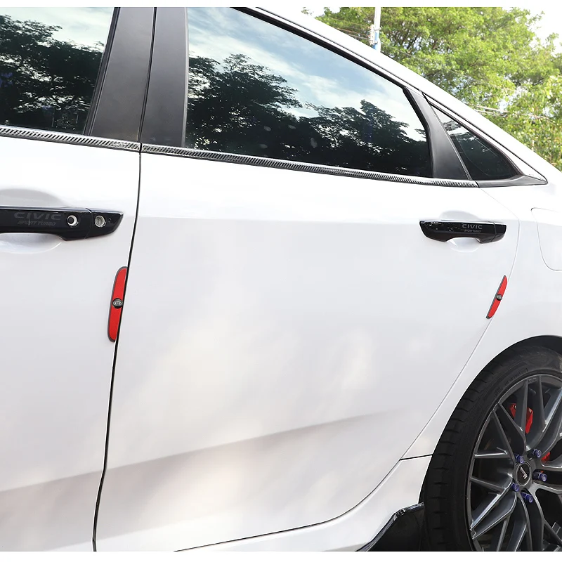 4 шт. резиновые защитные наклейки на бампер и дверь автомобиля | Автомобили