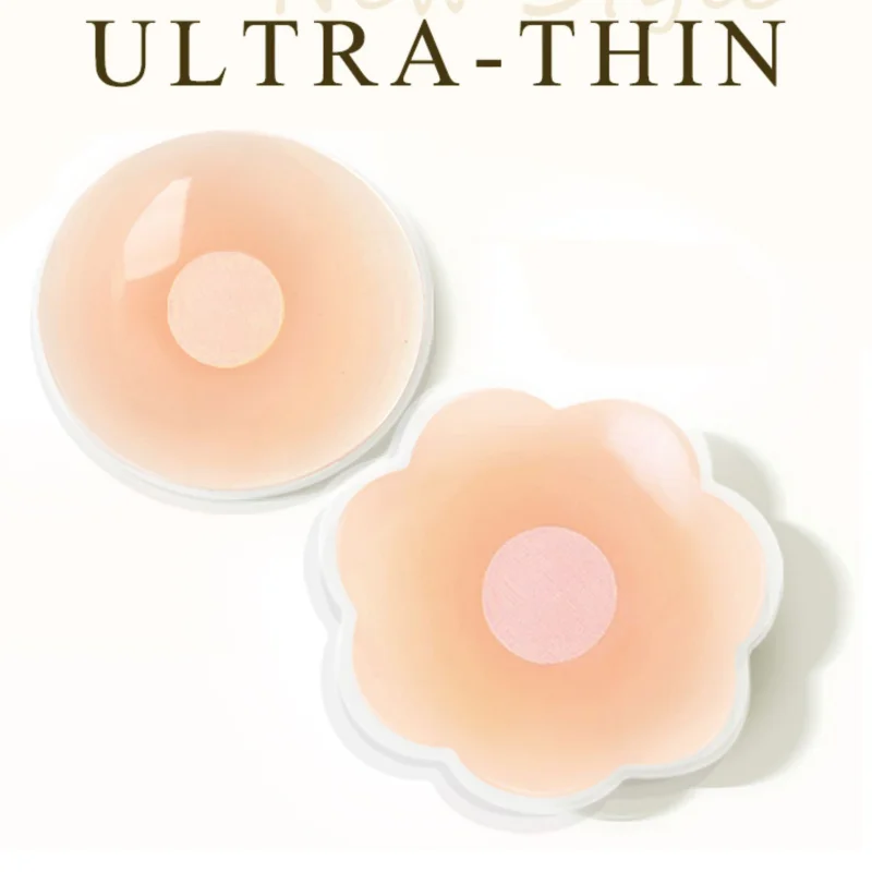 10pcs Silicone Nipple Cover Reusable Women Bra Sticker Breast Petal Strapless Lift Up Bra Invisible Boob Tape Pads Chest Pasties