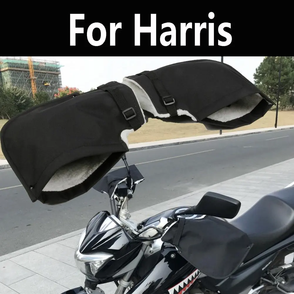 

Motorcycle Handlebar Gloves Windproof Winter Warm Velvet Covers For Harris Magnum 2 4 5 GSXR1100 RAYNER DUCATI