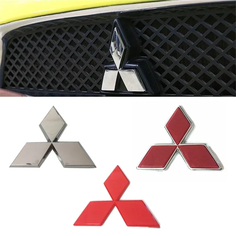 ABS автомобильный передний и задний значок решетка эмблема для Mitsubishi Ralliart Lancer ASX Colt
