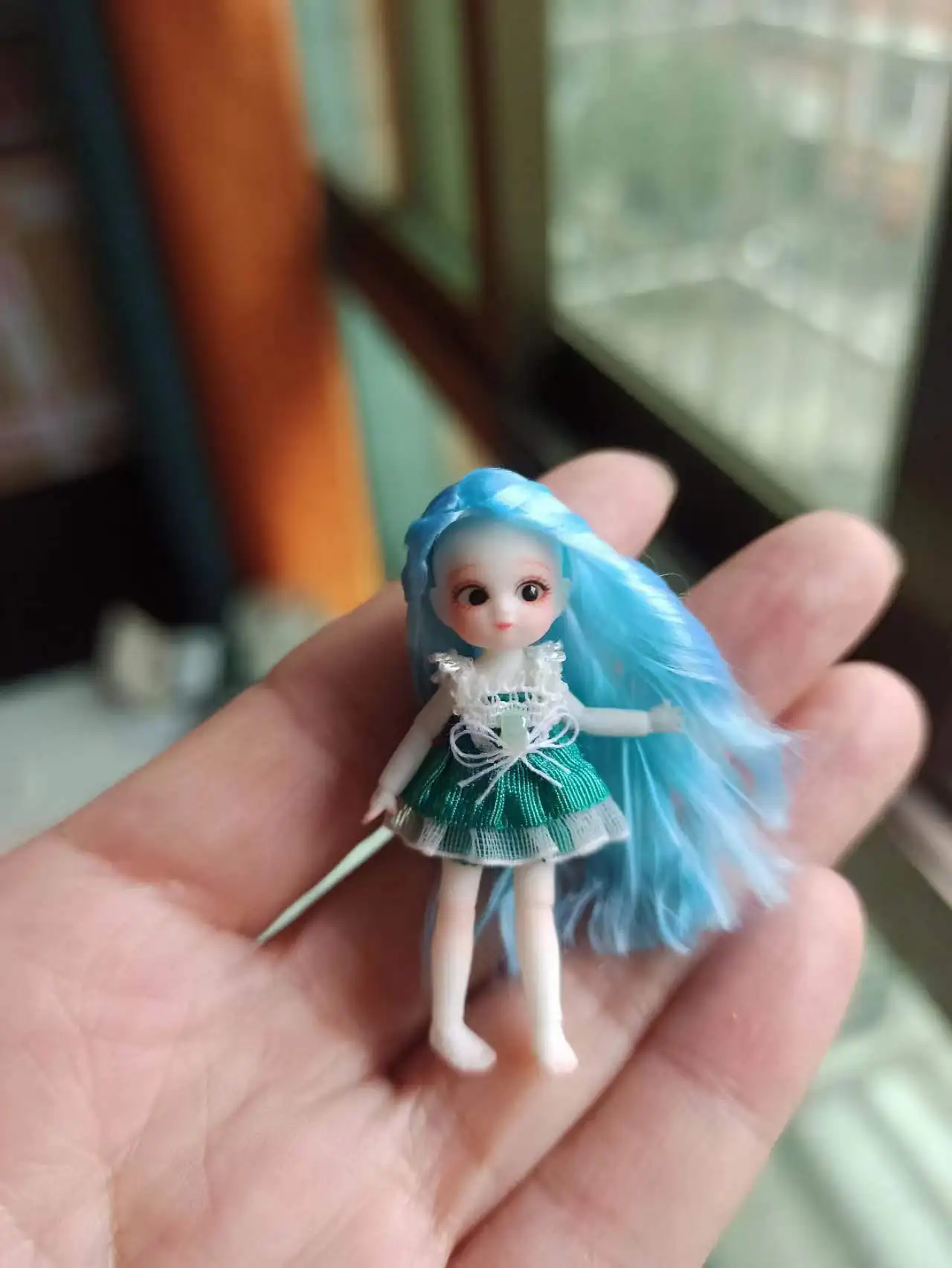 4.5cm mini BJD doll whole body joint activity white muscle finished | Dolls