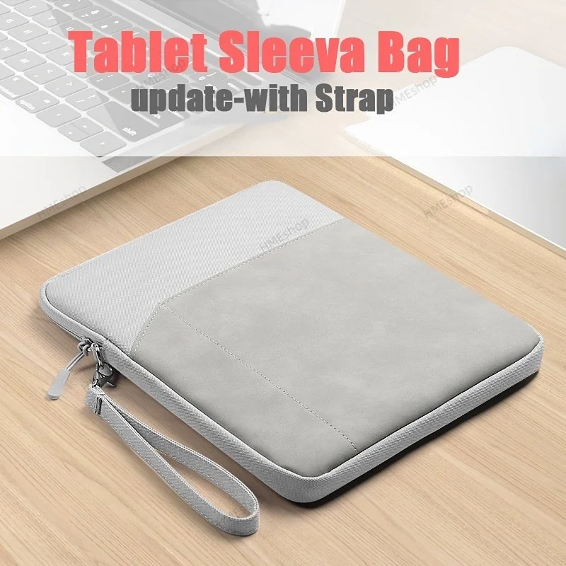 

Sleeve Pouch Bag for Realme Pad X 10.95 for Realme Pad 10.4 Pad Mini 8.7" Soft Liner Sleeve Pouch Zipper Tablet Cover Handbag