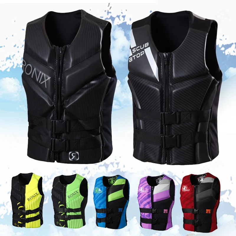 High quality neoprene life vests for boating , fishing