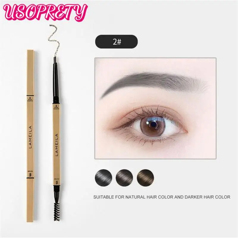 

Double Head Eyebrow Pencil Long Lasting Waterproof 5 Colors Eye Brow Pen Tint Mascara Enhance Cosmetics Beauty Women Eye Makeup