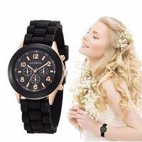 New Watches Women Luxury Brand Fashion Casual Quartz Wristwatch Jelly Silicone Strap Lady Watch Hot Sales Orologio Uomo