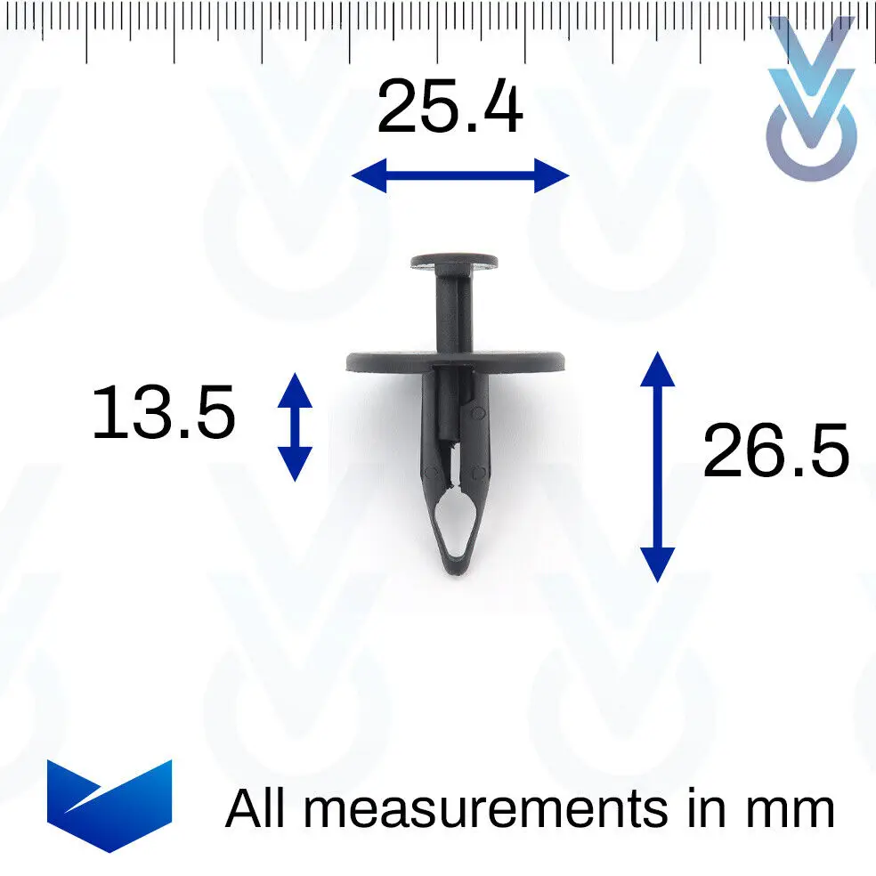 10x VVO®Накладки и клипсы для брызговиков заднего колеса некоторых автомобилей Ford
