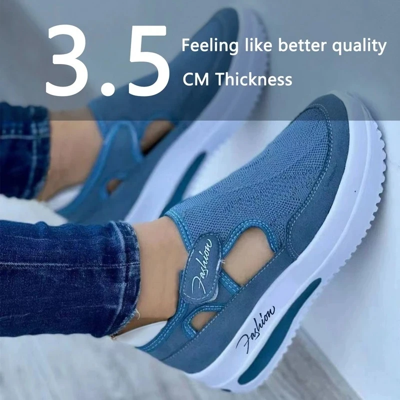 2023 Womens Sneakers Casual Shoes Ladies Running Shoes Female Platform Shoes Mesh Breathable Comfort Women Sport Shoes Zapatilla