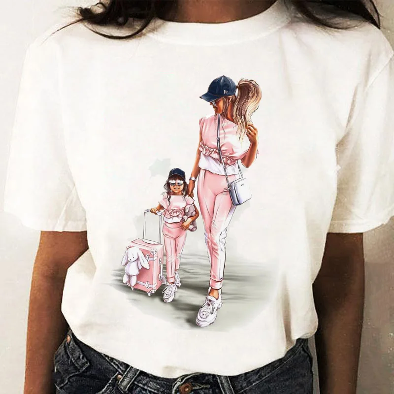 

Women's Fashion Tops In 2022 T shirt for women New Cute Summer Female Clothes Tees Print Women Graphic Trend Female Top Tees