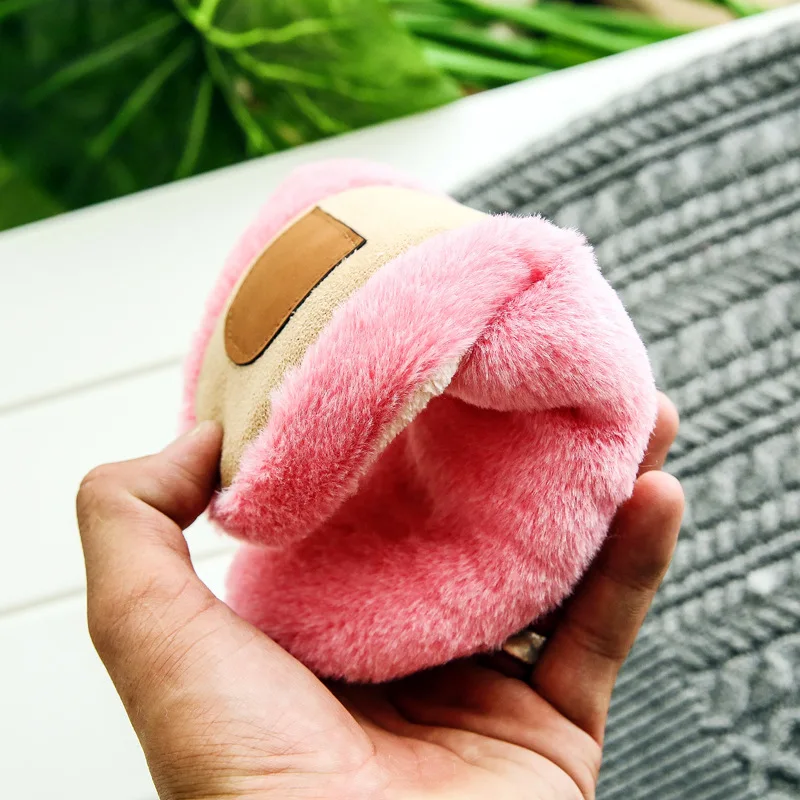Slippers Women 2022 Indoor House plush Soft Cute Cotton Slippers Shoes Non-slip Floor Home Slippers Women Slides For Bedroom