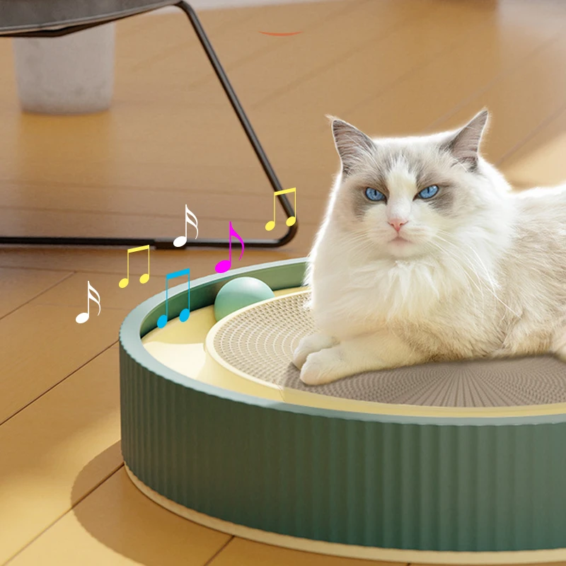 

Cat Toys Interactive Bell Ball Cat Scratching Board Wear-resistant Pet Furniture Supplies For Cats Kitty
