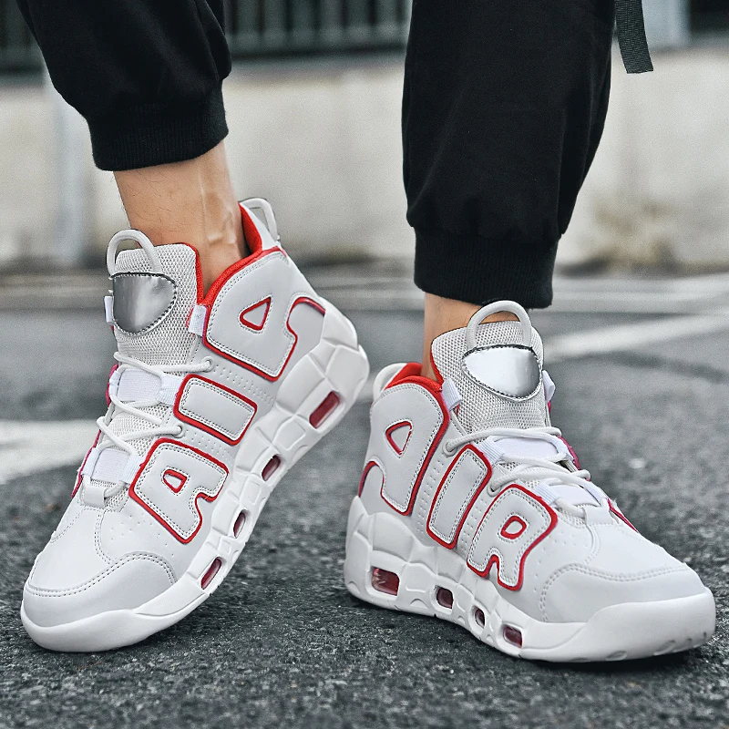 Winter Running Shoes Thick Bottom Big Air Cushion Anti-Slip Waterproof Men's Shoe Fashion Versatile Couple Basketball Boots