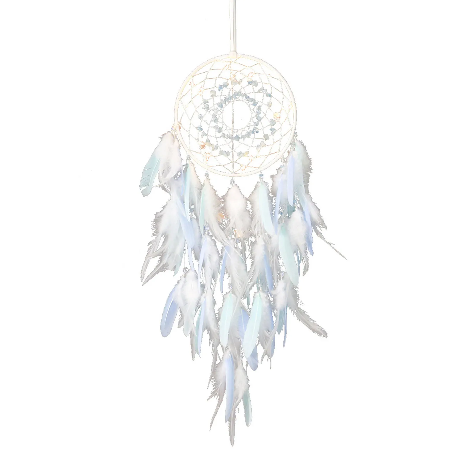 

Ловцы снов с подсветильник кой, s светильник ящиеся перья, Ловец снов, Декор, настенный амулет на удачу, подвеска в виде снов для детской, спал...