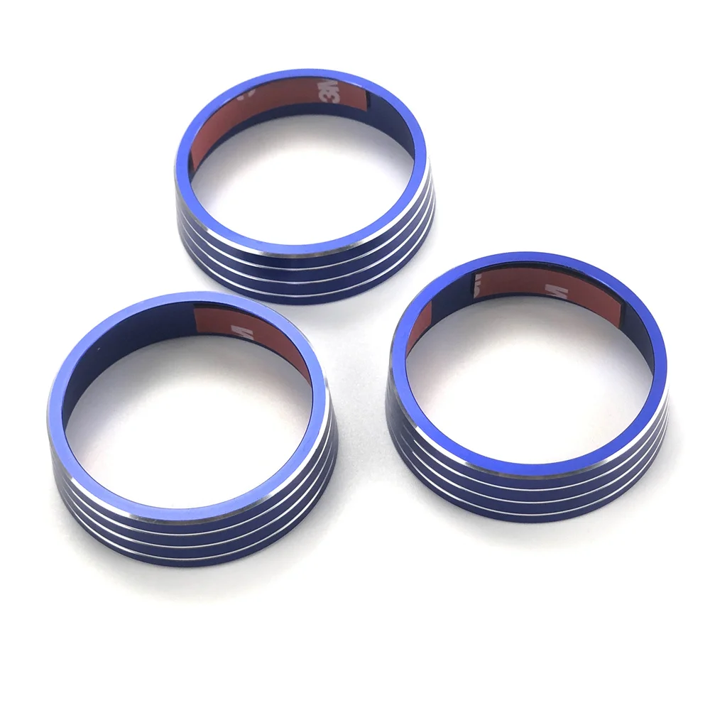 

3 шт. для Mitsubishi ASX Outlander Sport RVR Lancer AC воздушный переключатель ручка управления нагревателем кнопка циферблата декоративное кольцо крышка