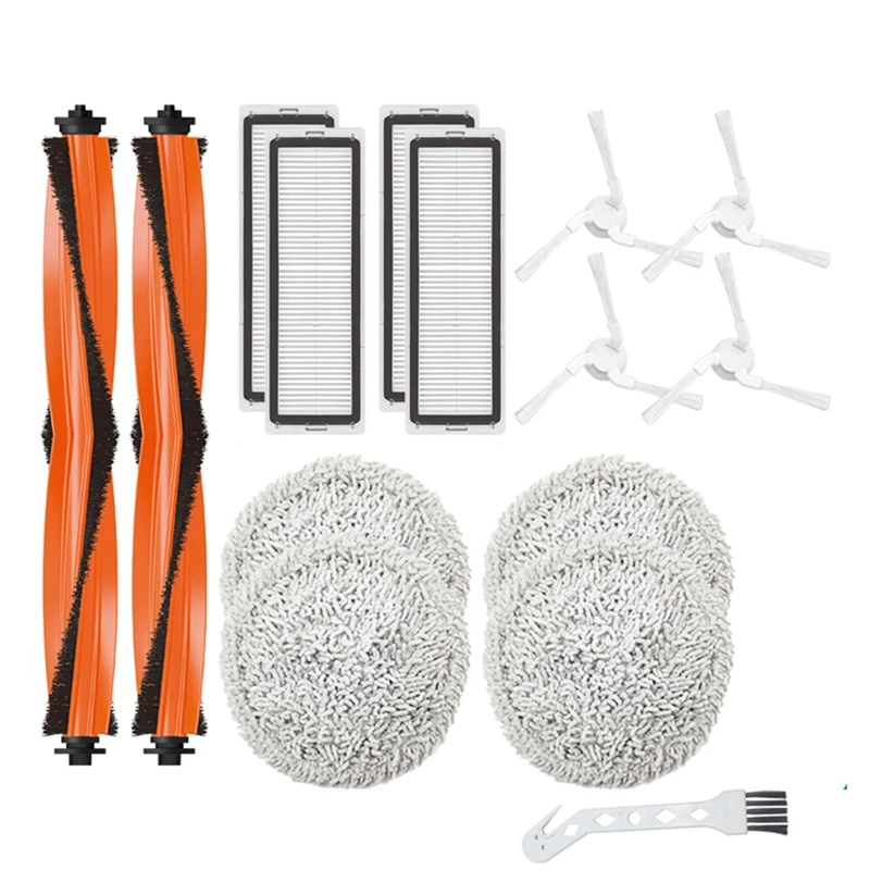 

Аксессуары для робота-пылесоса Mijia Pro Xiaomi STYTJ06ZHM, Сменный фильтр с основной боковой щеткой и насадкой для швабры