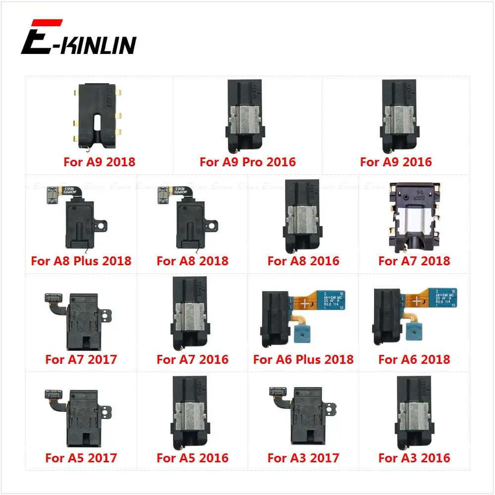 Разъем для наушников аудиоразъем Samsung Galaxy A3 A5 A6 A7 A8 Plus A9 Pro 2016 2017 2018 разъем порта