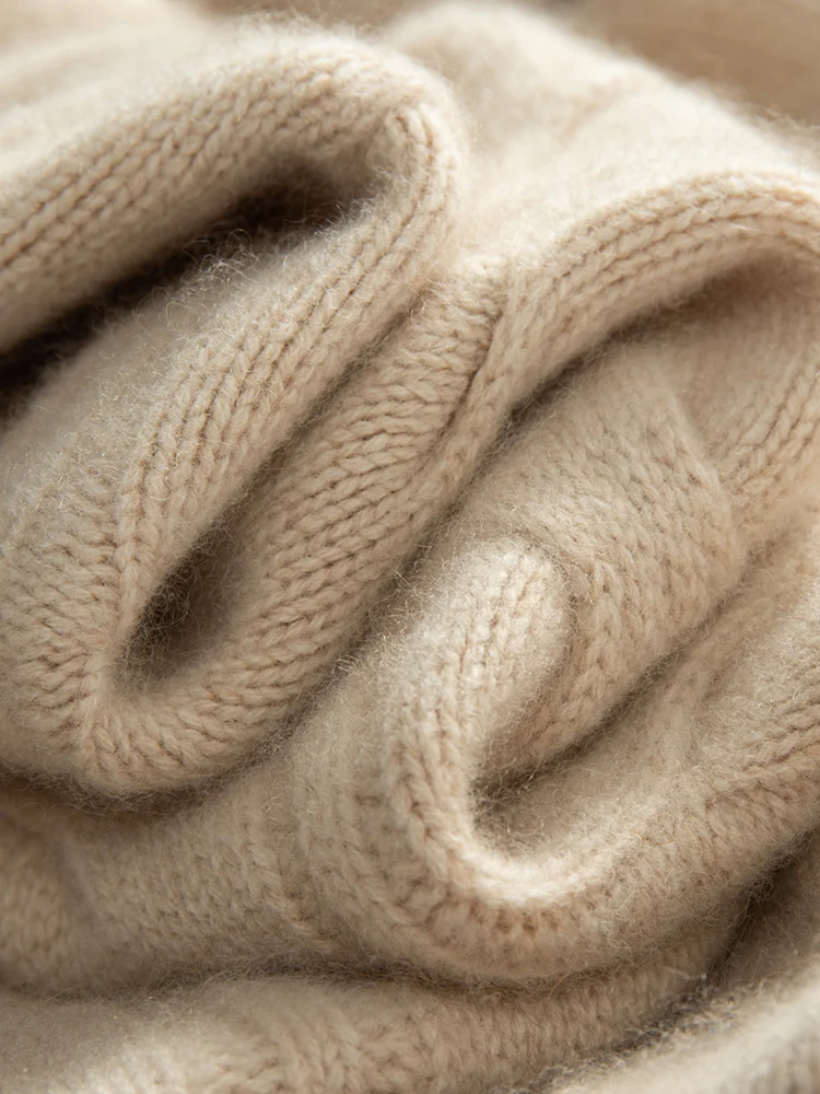 Богатый и независимый! Тяжелая утолщенная водолазка 00 свитер из чистого кашемира