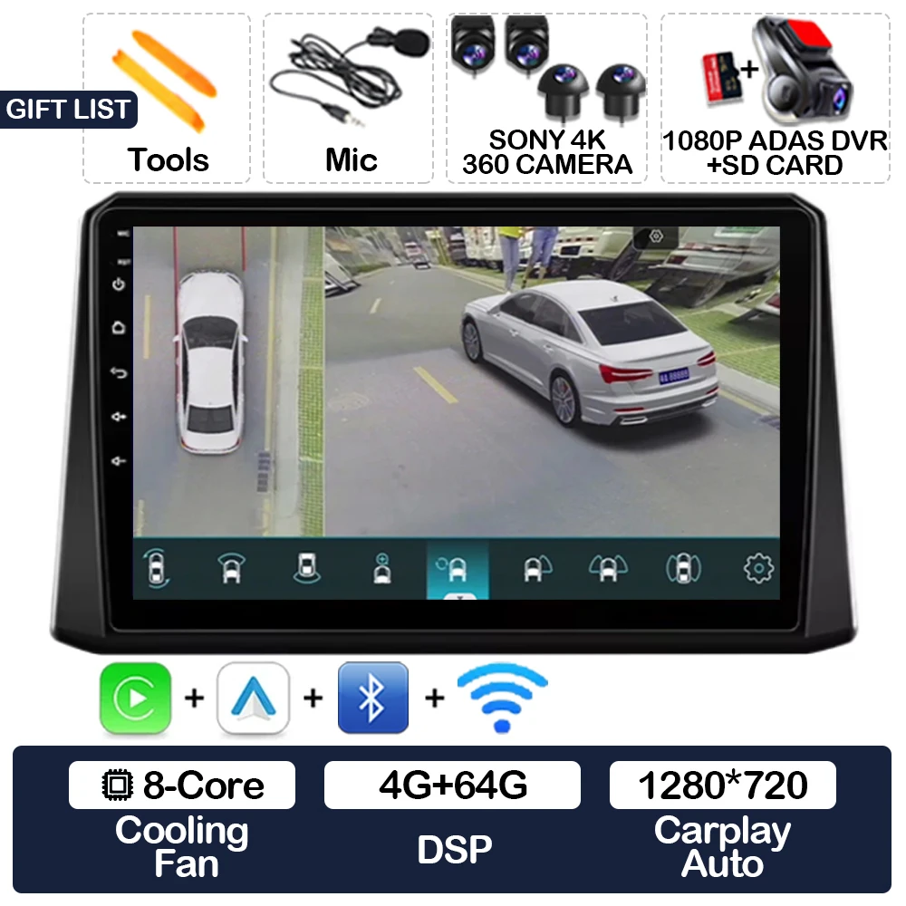 

Автомобильный радиоприемник Android 15 для Toyota Corolla 12 Cross 2019-2022 Мультимедийный стерео видеоплеер Головное устройство Carplay Auto 4G WIFI NAVI