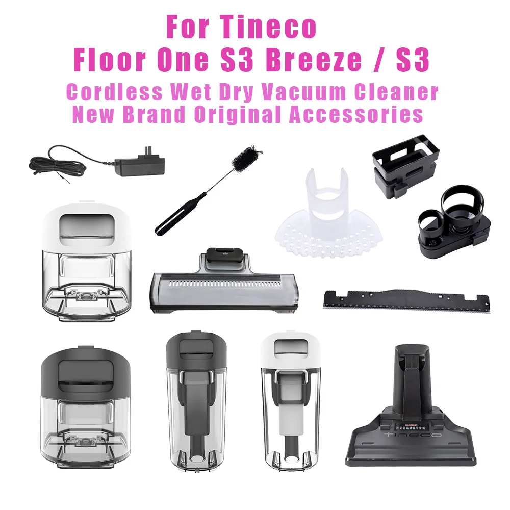 For Tineco Floor One S3 Breeze/S3/iFloor Breeze /iFloor 3 Wet Dry Vacuum Cleaner Accessories Brush Filter Original Water Tank