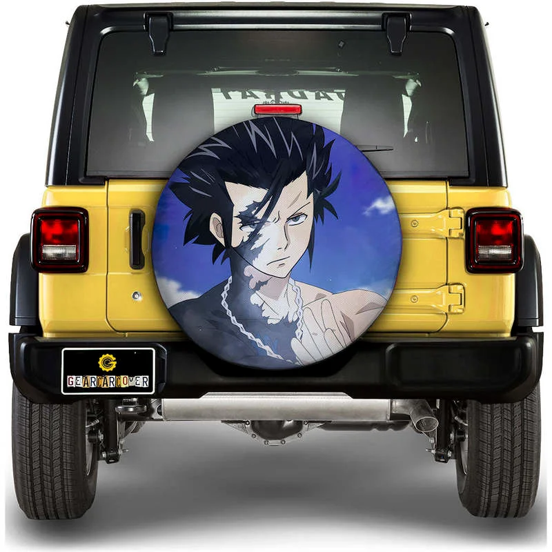 

Gray Fullbuster Spare Tire Covers Custom Fairy Tail Anime Car Accessories