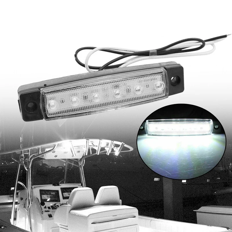 12-24 В 12 Вт 4 светодиода желтые боковые фары автомобильные фонари противотуманные