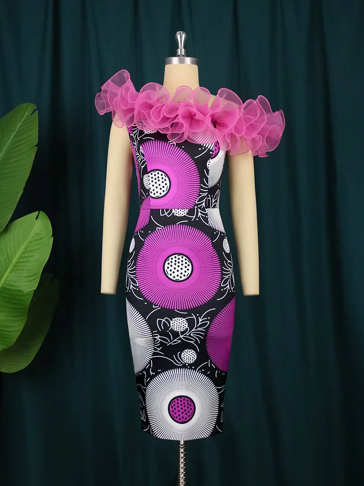 Рисунок 2 - Женское Сетчатое платье с оборками