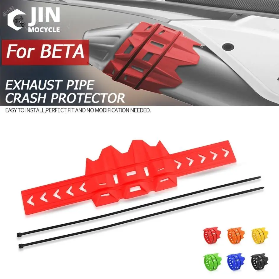 

Moto Exhaust Cover Escape Muffler Silencer Protector For BETA RR RS RRS 125 200 250 300 350 390 400 450 480 498 500X Trainer 300